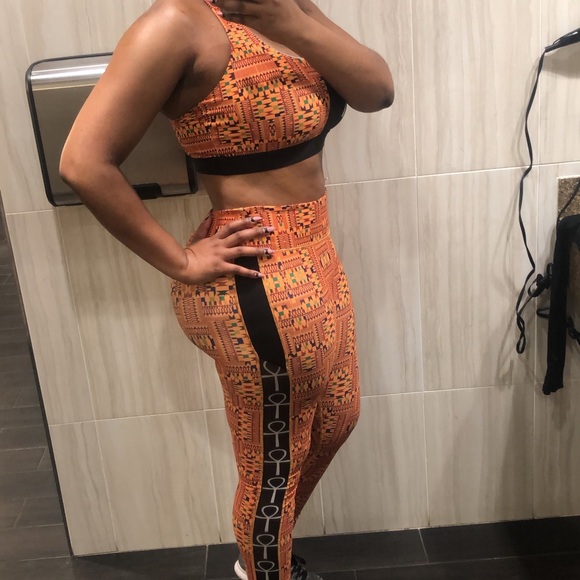 African Print Workout Gear - Picture 2 of 2